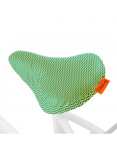 BikeCap Sattelüberzug *Wybert* yellow&green 2