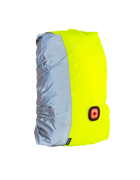 Reflektierender Rucksacküberzug AQUA mit LED -Licht