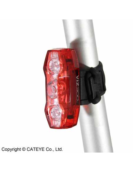 Cateye Rücklicht VIZ300 mit 3 LED