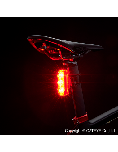 Cateye Rücklicht VIZ300 mit 3 LED