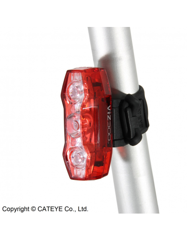 Cateye VIZ150 lumière arrière avec 3 LED