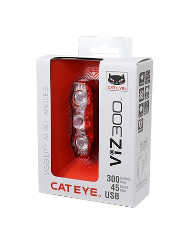 Cateye Rücklicht VIZ300 mit 3 LED