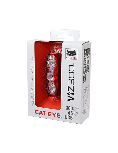 Cateye Rücklicht VIZ300 mit 3 LED