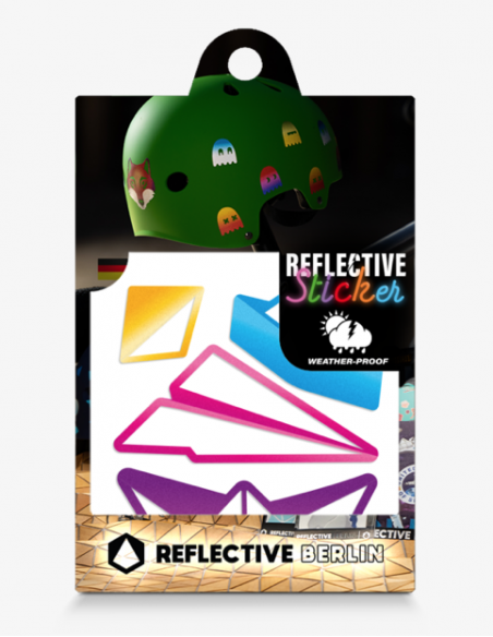 Reflektierende Sticker Paperfold