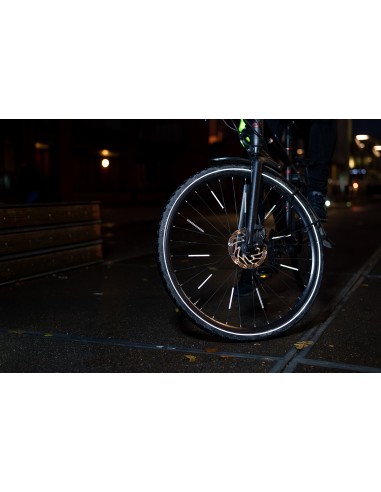 36 Stück reflektierende Speichenclips