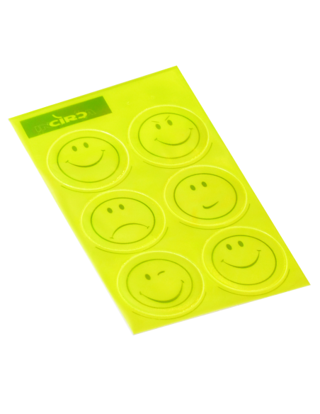 Reflektierende Smiley- Kleber 6-teilig