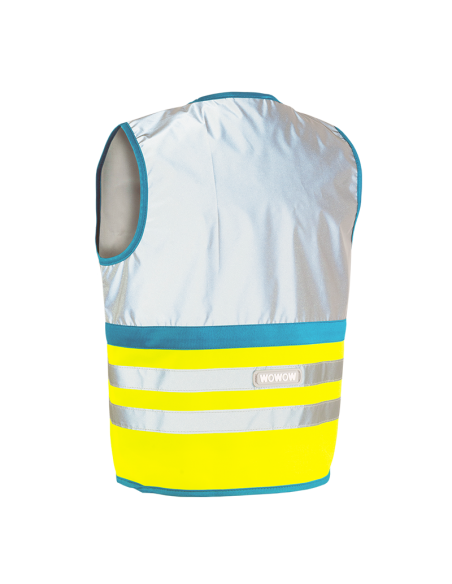 Gilet fluorescent WASABi entièrement réfléchissant