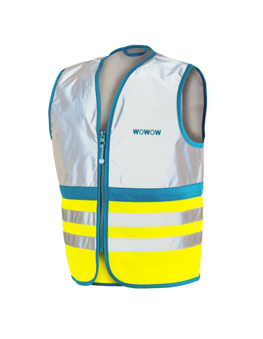 Gilet fluorescent WASABi entièrement réfléchissant