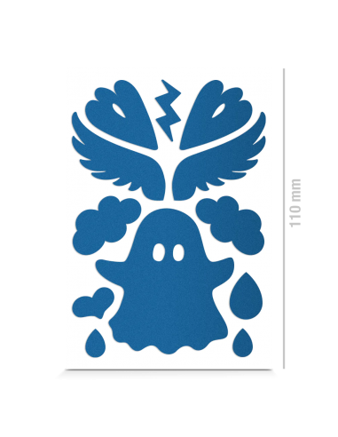 Autocollants réfléchissants pour le textile Spooky