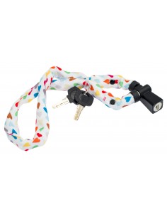 Antivol pour vélo de polka hearts