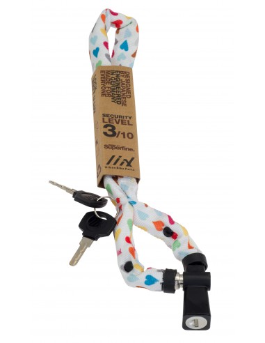 Antivol pour vélo de polka hearts