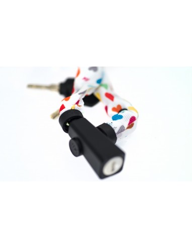 Polka Lock Hearts -Veloschloss
