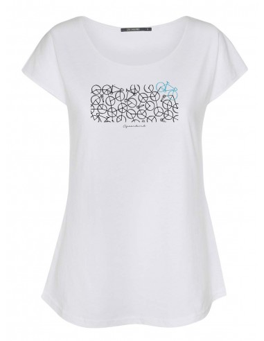 T-Shirt Lifestyle BIKE MAZE white