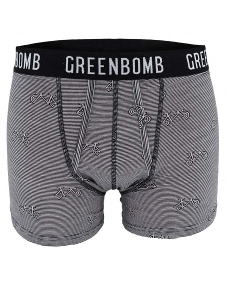Trunks/ Boxer Shorts Bike Geo Heather grey