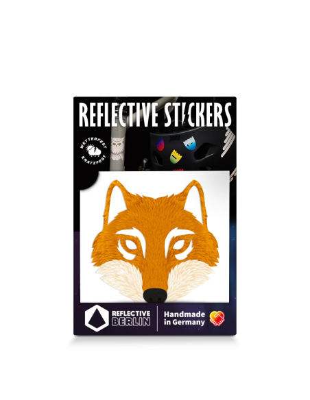 Reflektierender Sticker Wolf