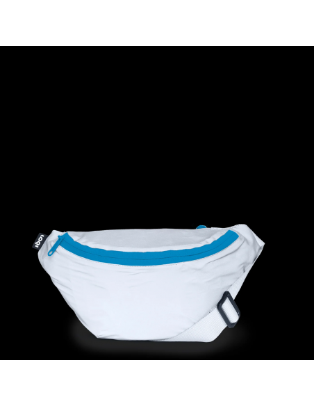 Reflektierende Bauch-/Gürteltasche neonblue