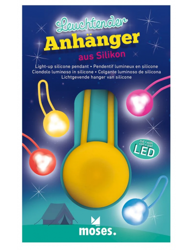 Leuchtende LED-Anhänger aus Silikon