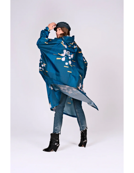 RAINKISS Poncho de pluie Japanese Blossom