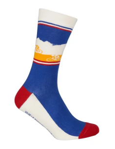 Le Patron Bicycle Grand Tour socks deep blue