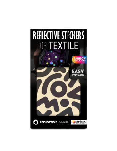 Reflektierende Stickers für Textil Doodle
