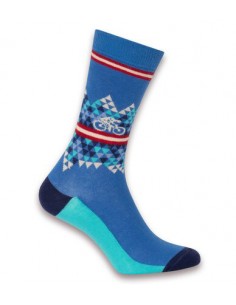 Patron Bicycle Mountain Socks Sea