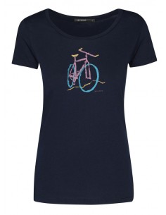 T-Shirt Bike Brush dark navy