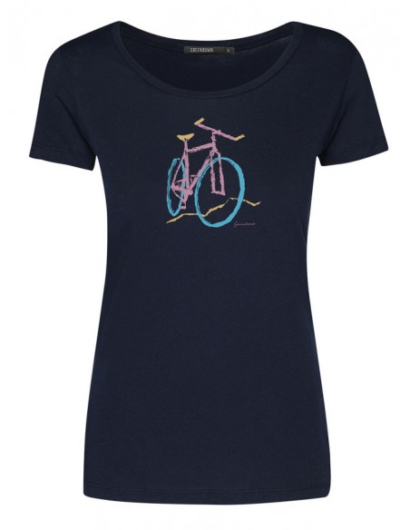 T-Shirt Bike Brush dark navy