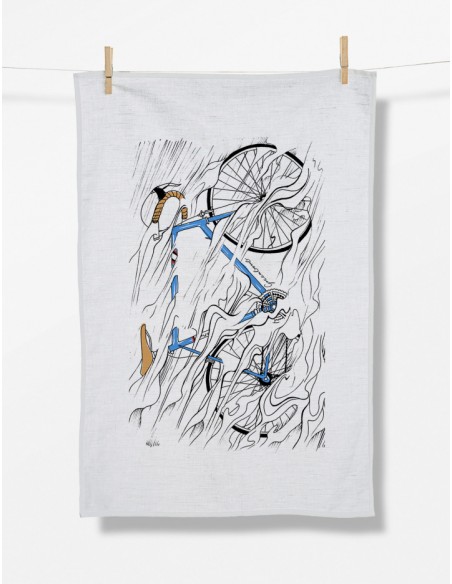 Torchon -  Tea Towel *Bike Storm*