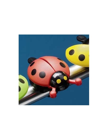 Sonnette coccinelle, rouge