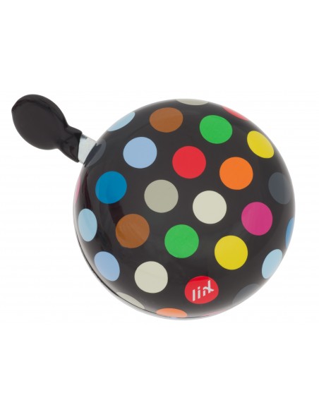 XXL Ding Dong Glocke Polka Big dots mix black
