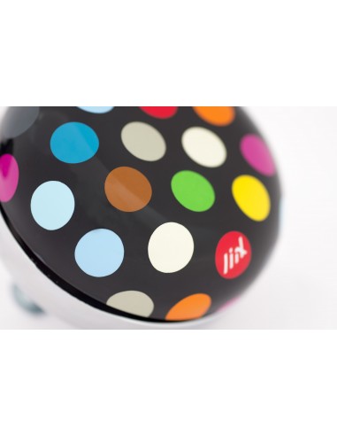 XXL Ding Dong Glocke Polka Big dots mix black