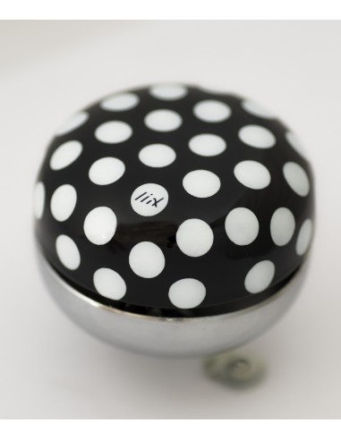 Liix Mini Ding Dong Glocke Polka big dots white