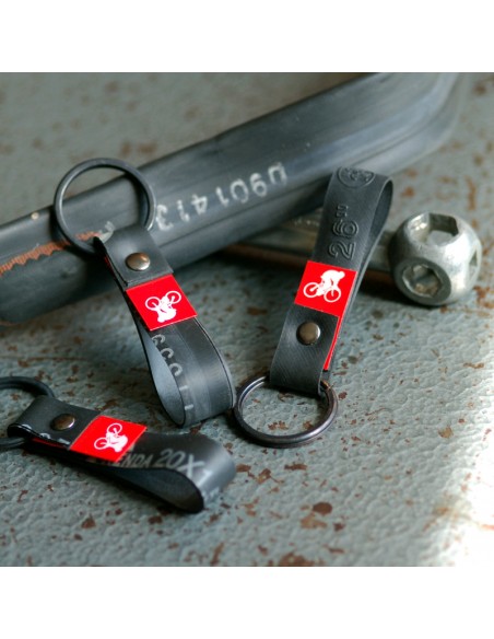 Pro Velo Fahrradschlauch-Schlüsselanhänger Langfinger