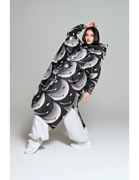 RAINKISS Regenponcho Half Moon Smiley