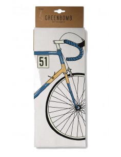 Geschirrtuch - Tea Towel *Bike Knut* 2