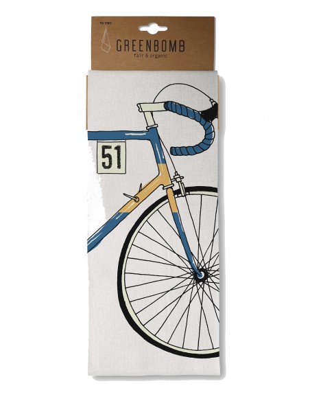 Geschirrtuch - Tea Towel *Bike Knut*