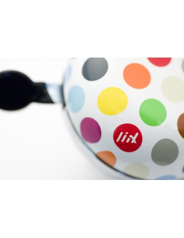 XXL Ding Dong Glocke Polka Big mix dots white