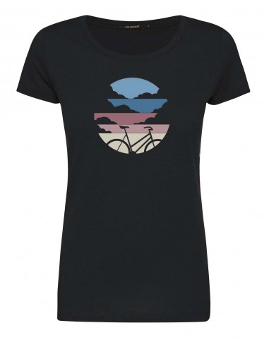 T-Shirt Bike Cloud noir