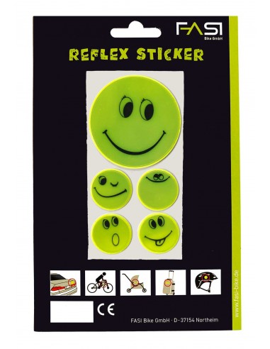 Reflektierende Sticker Smiley