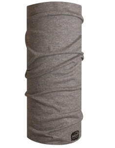 Merino-Multifunktionstuch melange grau