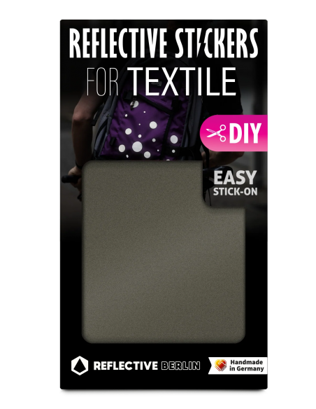Reflektierende Textilsticker DIY