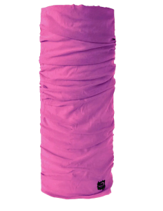 Merino-Multifunktionstuch pink und light pink