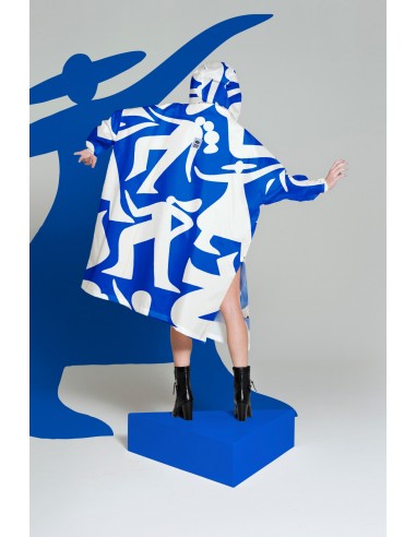 RAINKISS Regenponcho Timo Kuilder Blue Dance