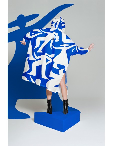 RAINKISS Regenponcho Timo Kuilder Blue Dance