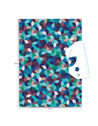 Reflektierender DIY Stickerbogen BLOOM VITRAIL