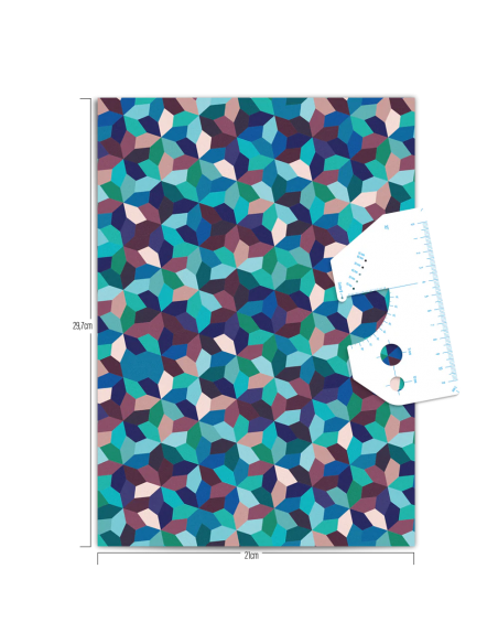 Reflektierender DIY Stickerbogen BLOOM VITRAIL