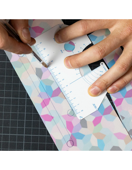 Reflektierender DIY Stickerbogen BLOOM VITRAIL