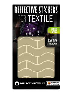 Autocollants réfléchissants pour le textile waves