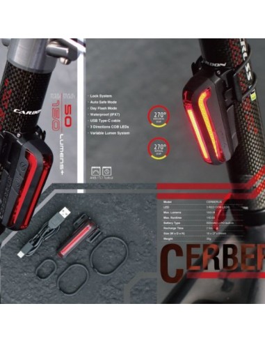 Moon Rücklicht CERBERUS 150 Lumen