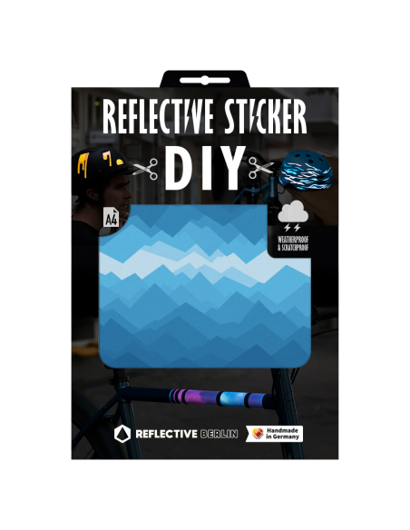 Grande feuille d'autocollants DIY MOUNTAINS